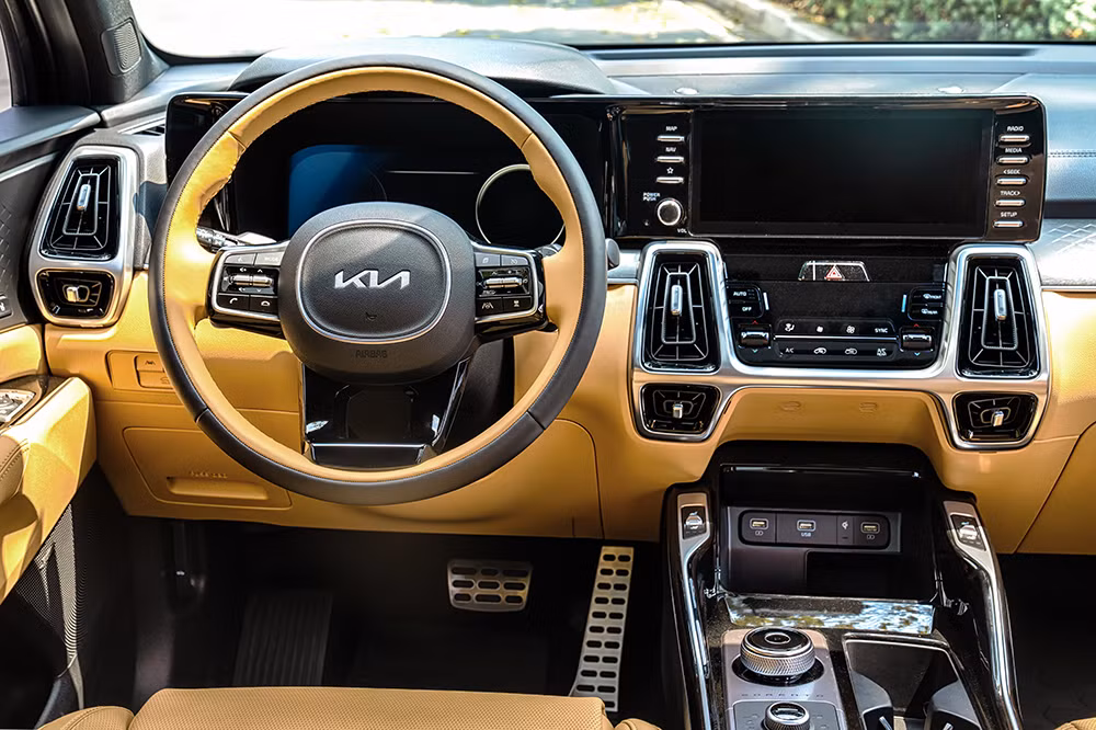 Kia Sorento gia tăng tính năng tiện nghi, an toàn và bổ sung màu nội thất mới -0