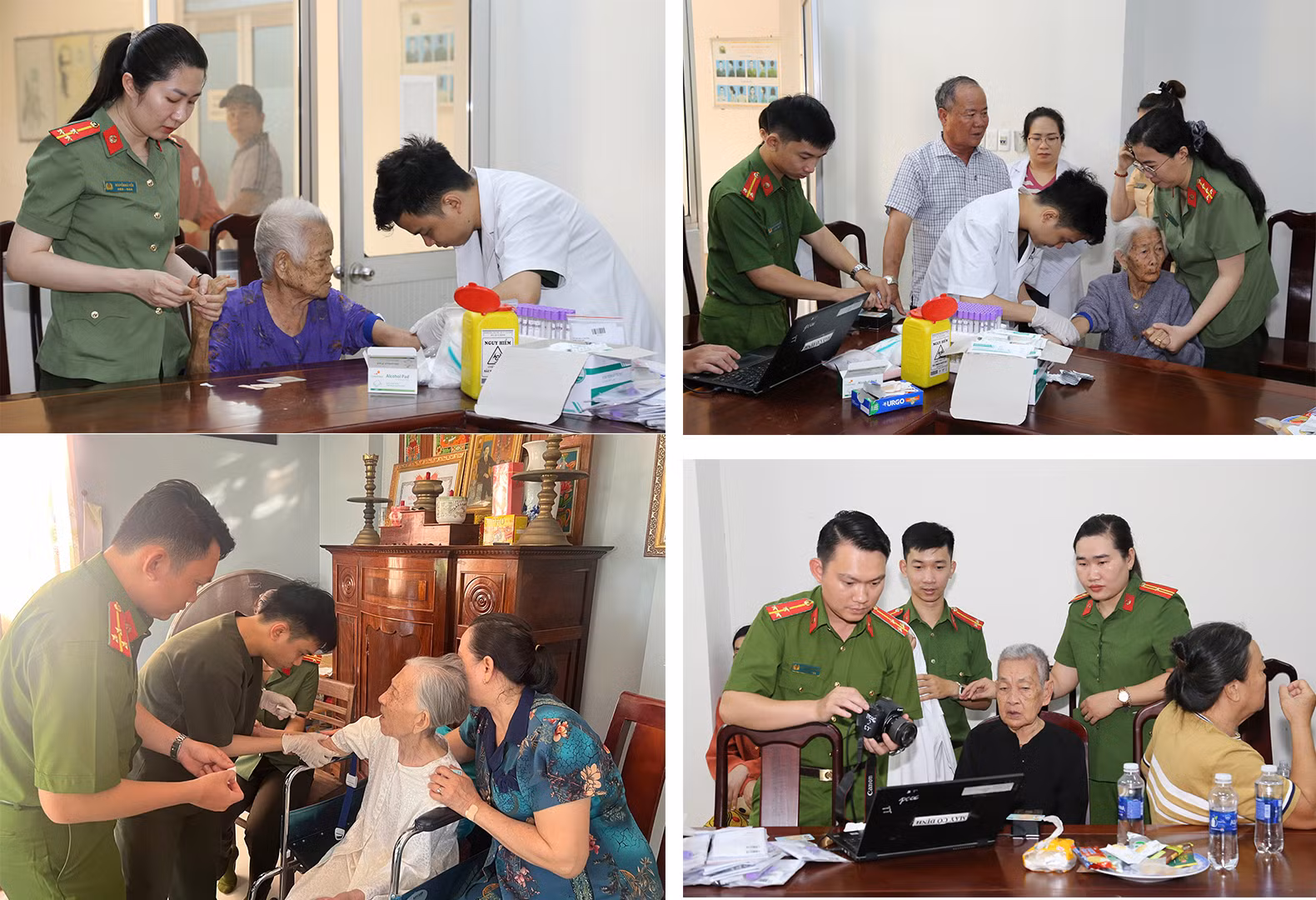 Công an Sóc Trăng thu nhận mẫu ADN thân nhân liệt sĩ chưa xác định danh tính -1