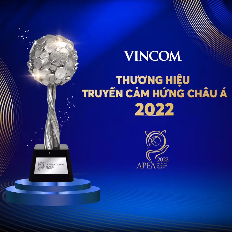 Vincom Retail nhận Giải thưởng Inspirational Brand Award tại APEA -0
