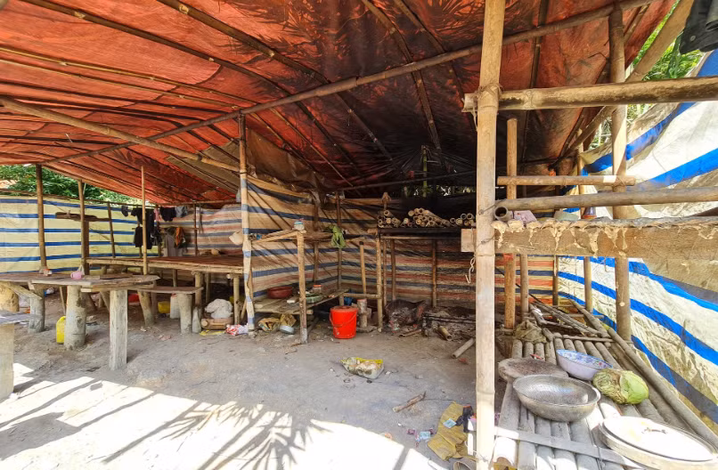 Ngang nhiên khai thác vàng trái phép trên đất rừng -0