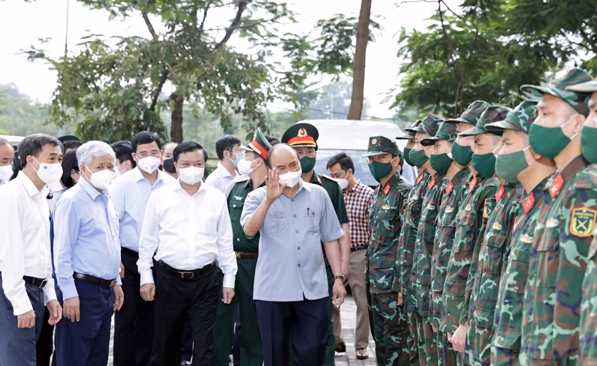 Chủ tịch nước biểu dương nhân dân Hà Nội hy sinh quyền lợi riêng để chống dịch Covid-19 -0