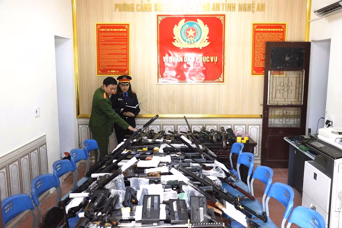 Hiệu quả từ công tác đấu tranh, phòng ngừa tội phạm liên quan đến vũ khí, vật liệu nổ trên địa bàn Nghệ An -0