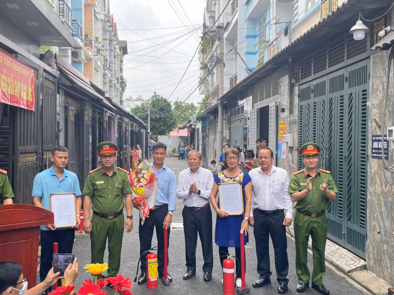 Phòng cháy chủ động bằng mô hình “Tổ liên gia PCCC” -1