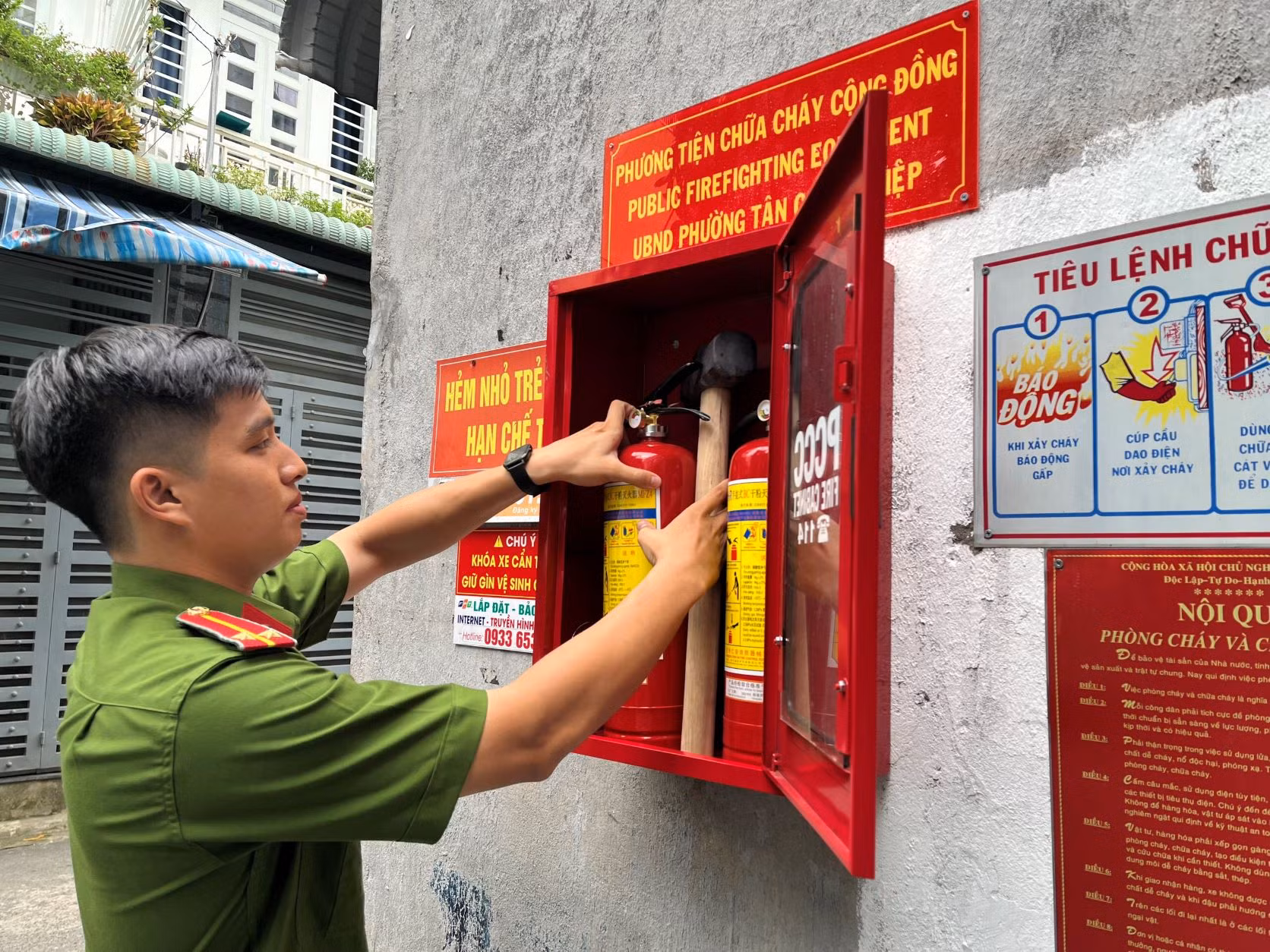 Phòng cháy chủ động bằng mô hình “Tổ liên gia PCCC” -2