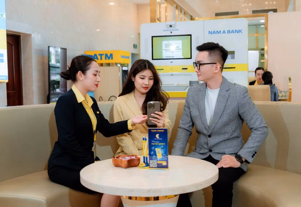 Cập nhật sinh trắc học, khách hàng Nam A Bank nhận ngay 68.000 đồng -0