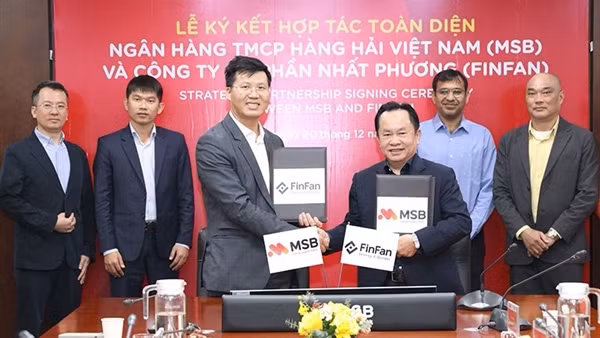 MSB hợp tác FinFan cung cấp giải pháp thanh toán toàn diện cho doanh nghiệp