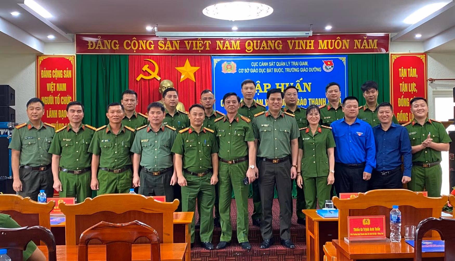 Hơn 200 cán bộ tham gia tập huấn công tác đoàn và phong trào thanh niên CAND -1