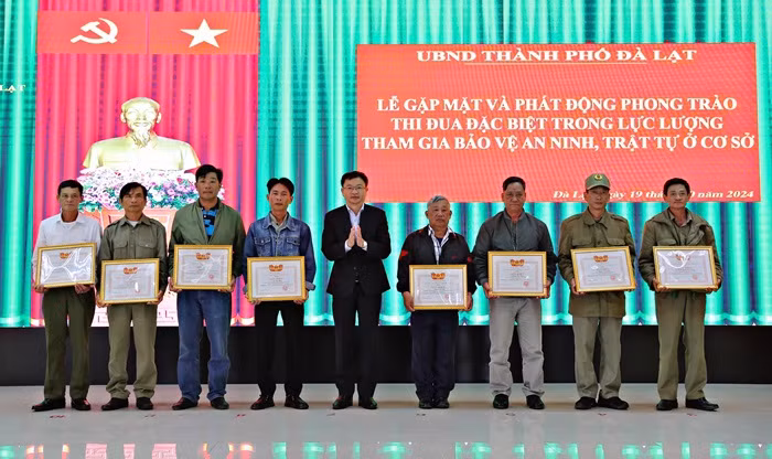 Hơn 600 thành viên quyết tâm bảo vệ ANTT cơ sở ở Đà Lạt -0