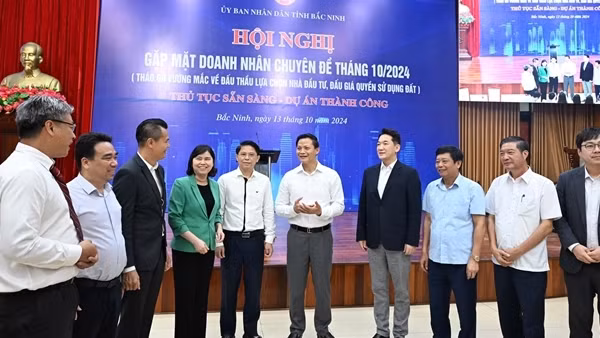 Bắc Ninh tháo gỡ vướng mắc về đấu thầu lựa chọn nhà đầu tư, đấu giá quyền sử dụng đất