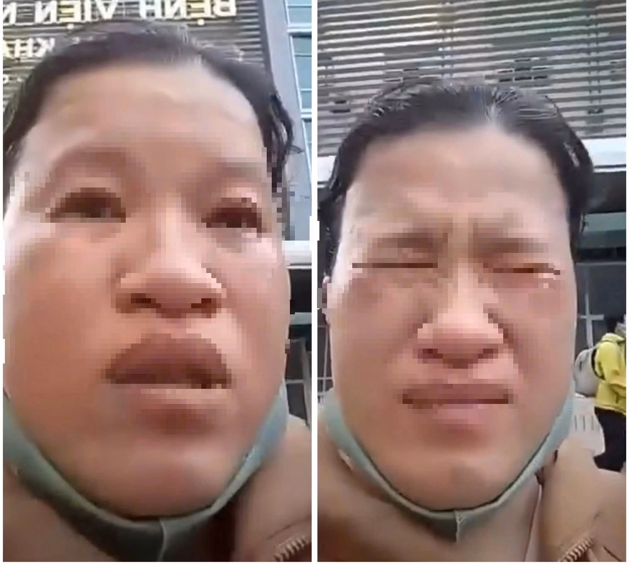 Thông tin bất ngờ về đoạn video “người phụ nữ ôm con khóc cầu cứu trước cổng bệnh viện” -0