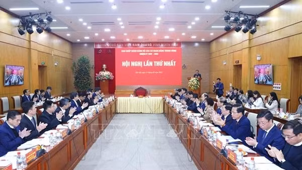 Hội nghị lần thứ nhất Ban Chấp hành Đảng bộ các cơ quan Đảng Trung ương