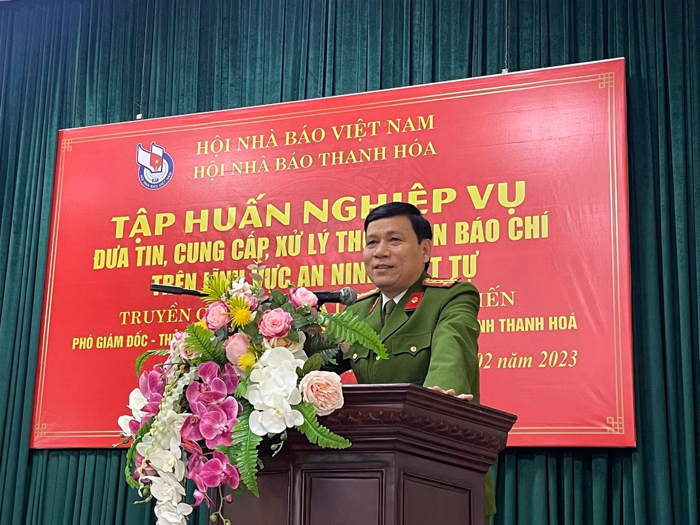 Tập huấn nghiệp vụ đưa tin báo chí trong lĩnh vực ANTT -0
