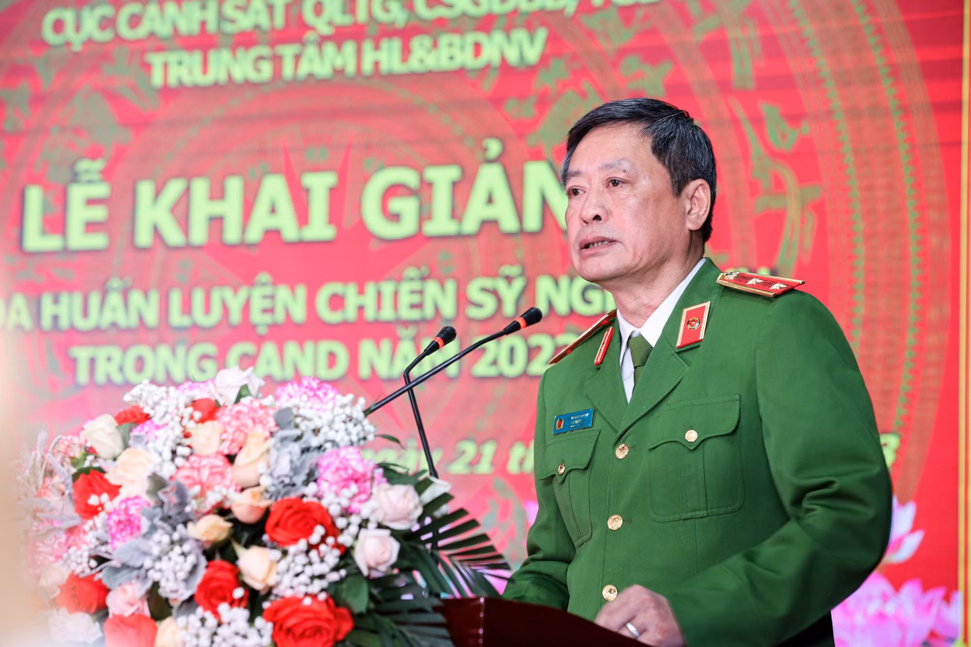 Thứ trưởng Nguyễn Văn Long: chiến sĩ mới phải xác định lập trường, vượt qua mọi khó khăn, thử thách -1