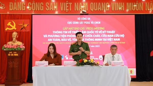 Triển lãm quốc tế về phòng cháy, chữa cháy và cứu nạn, cứu hộ có quy mô lớn nhất tại Việt Nam