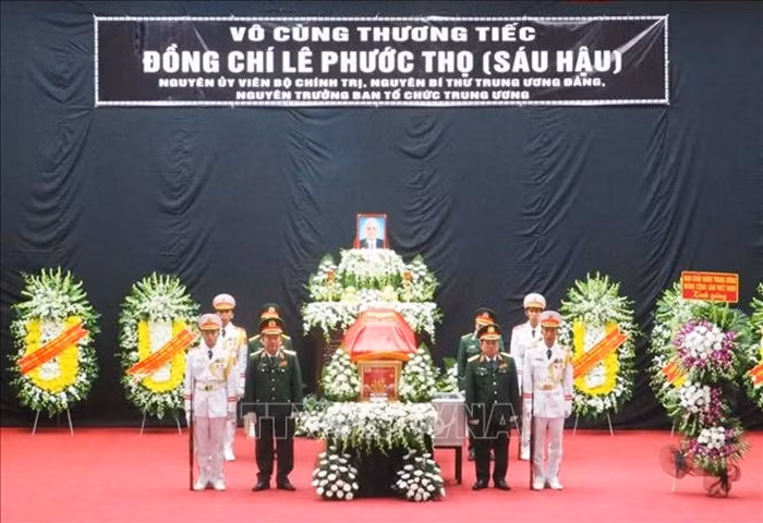 Tổ chức trọng thể Lễ tang nguyên Trưởng Ban Tổ chức Trung ương Lê Phước Thọ -0
