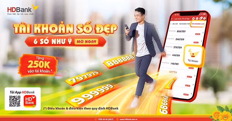 Cơ hội bay Vietjet Air 0 đồng cùng hàng ngàn giải thưởng với HDBank&nbsp; -0