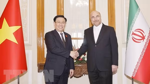 Chủ tịch Quốc hội Iran ngưỡng mộ lịch sử hào hùng và thành tựu của Việt Nam