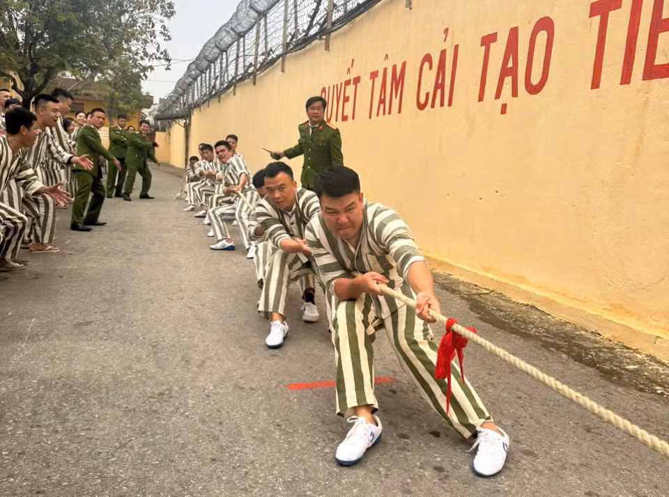 Tết đoàn viên ở Trại tạm giam Công an tỉnh Thanh Hóa -0