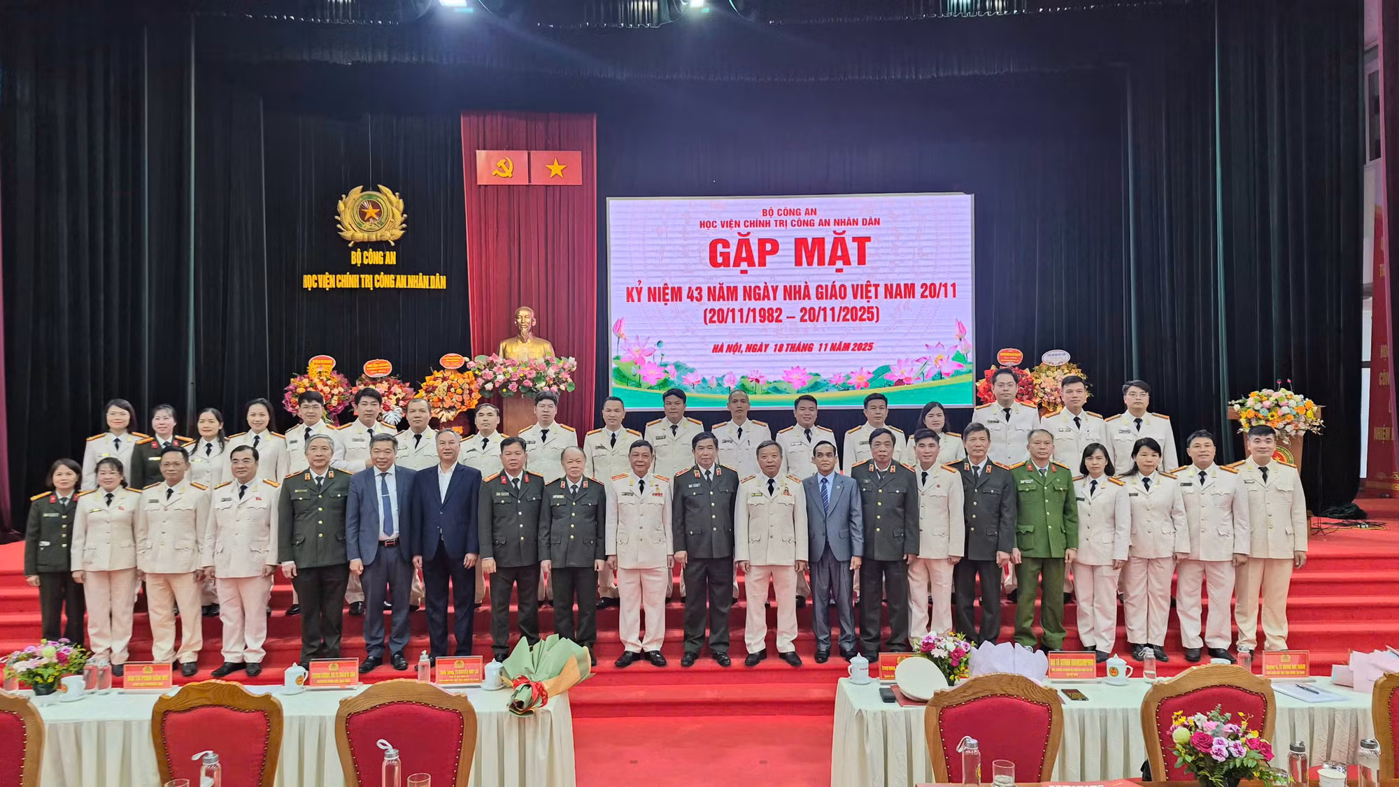Học viện Chính trị CAND gặp mặt Kỷ niệm Ngày Nhà giáo Việt Nam -0