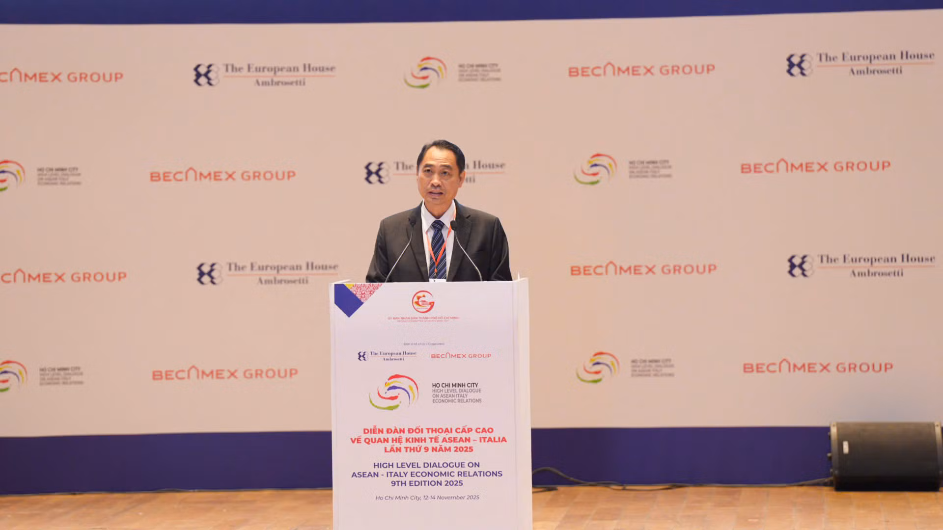 TP Hồ Chí Minh đăng cai Diễn đàn ASEAN - Italia 2025: Khẳng định vai trò kết nối vùng và trung tâm hợp tác quốc tế -1