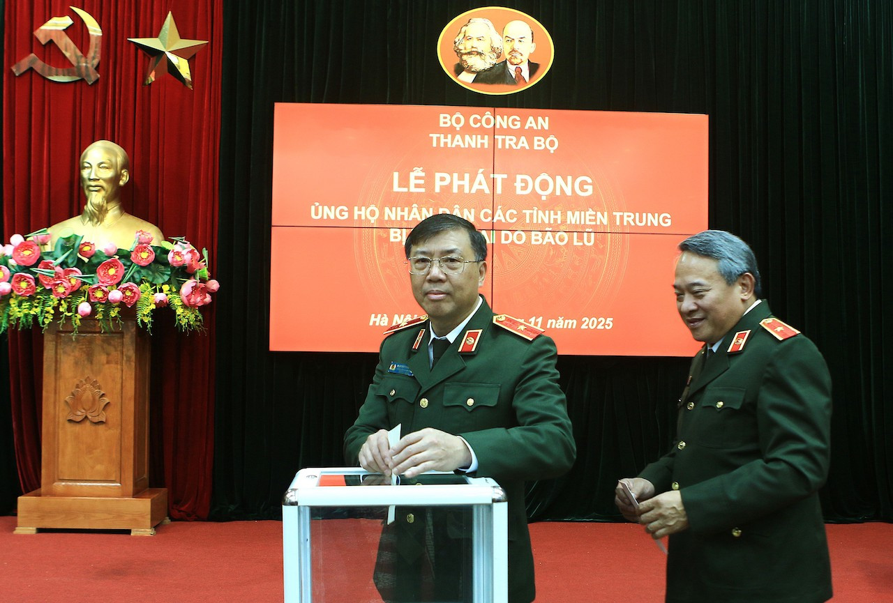 Thanh tra Bộ Công an phát động phong trào thi đua 