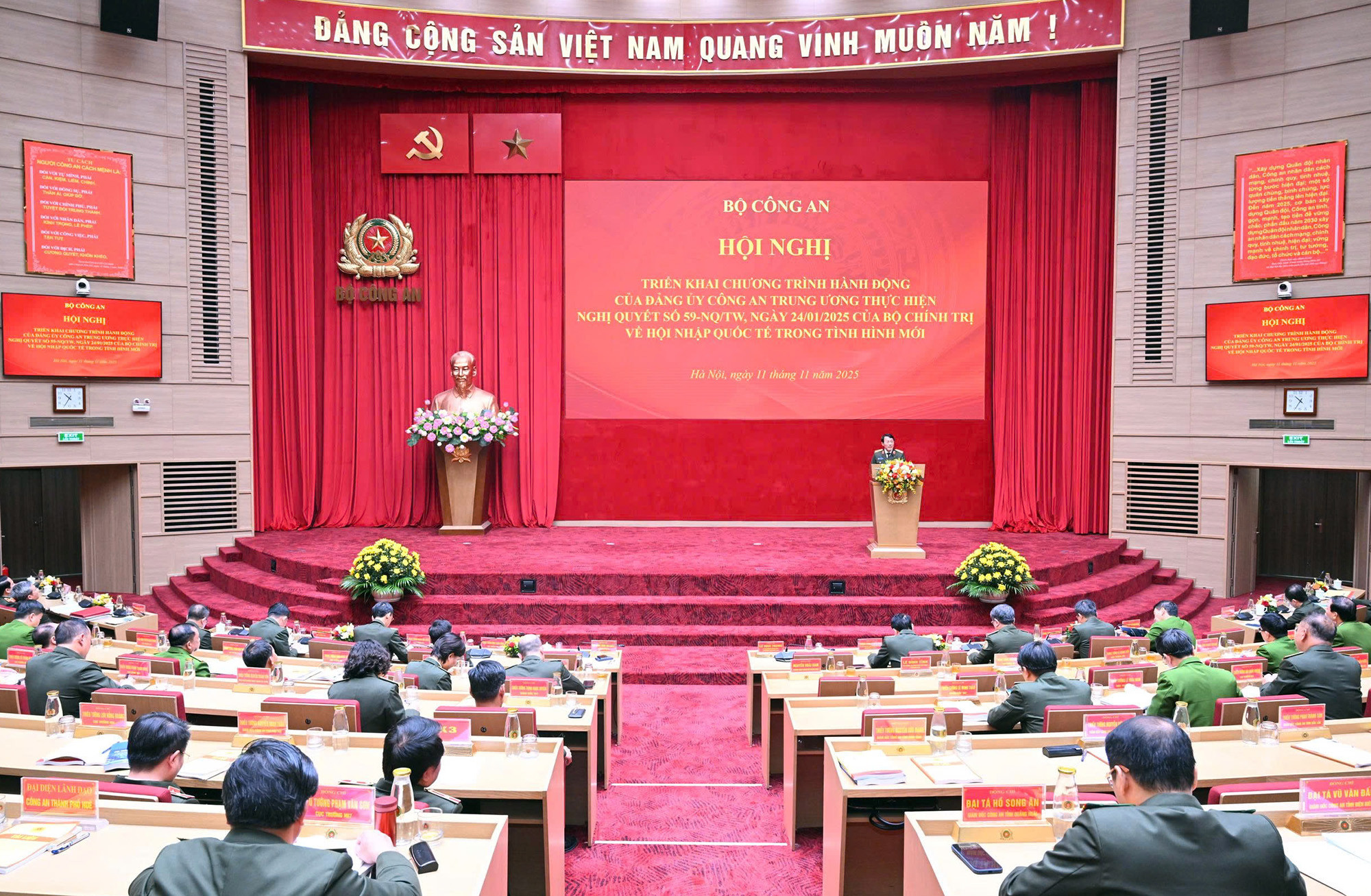 Triển khai Chương trình hành động thực hiện Nghị quyết 57 của Đảng ủy Công an Trung ương -0