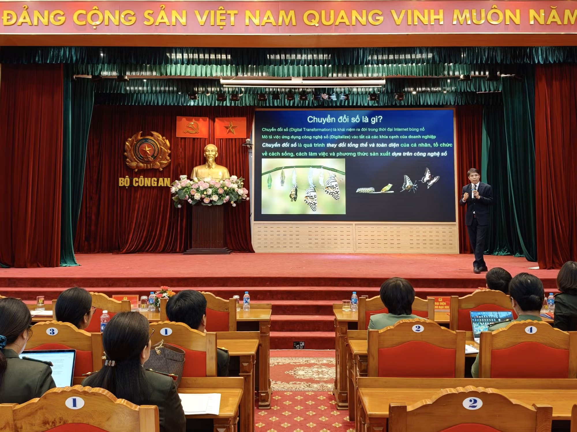 Cục Công tác chính trị tổ chức hội nghị tập huấn đẩy mạnh chuyển đổi số và ứng dụng AI -0