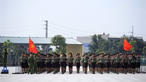 Huấn luyện tốt, quyết tâm hoàn thành nhiệm vụ tại Lễ kỷ niệm 80 năm Quốc khánh