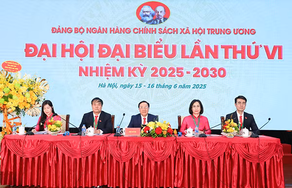 Đại hội đại biểu Đảng bộ NHCSXH TW lần thứ VI, nhiệm kỳ 2025 – 2030 thành công tốt đẹp -0