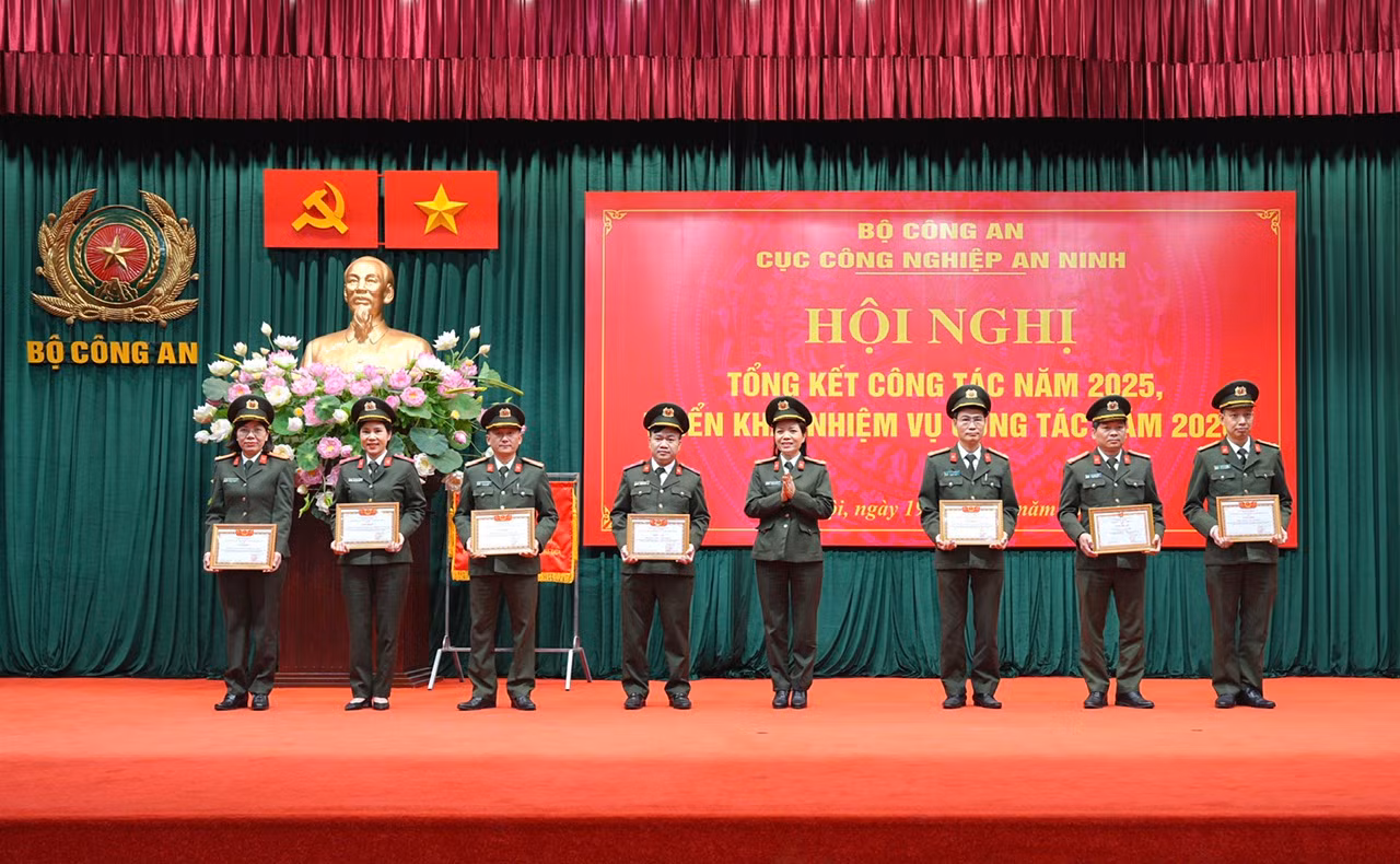 Hội nghị tổng kết công tác năm 2025, triển khai nhiệm vụ năm 2026 Cục Công nghiệp an ninh -0