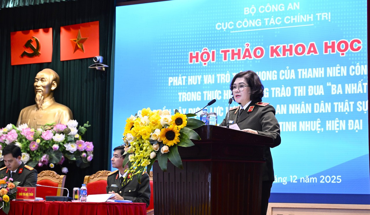 Phát huy vai trò tiên phong của thanh niên CAND trong thực hiện phong trào thi đua “Ba nhất” -2
