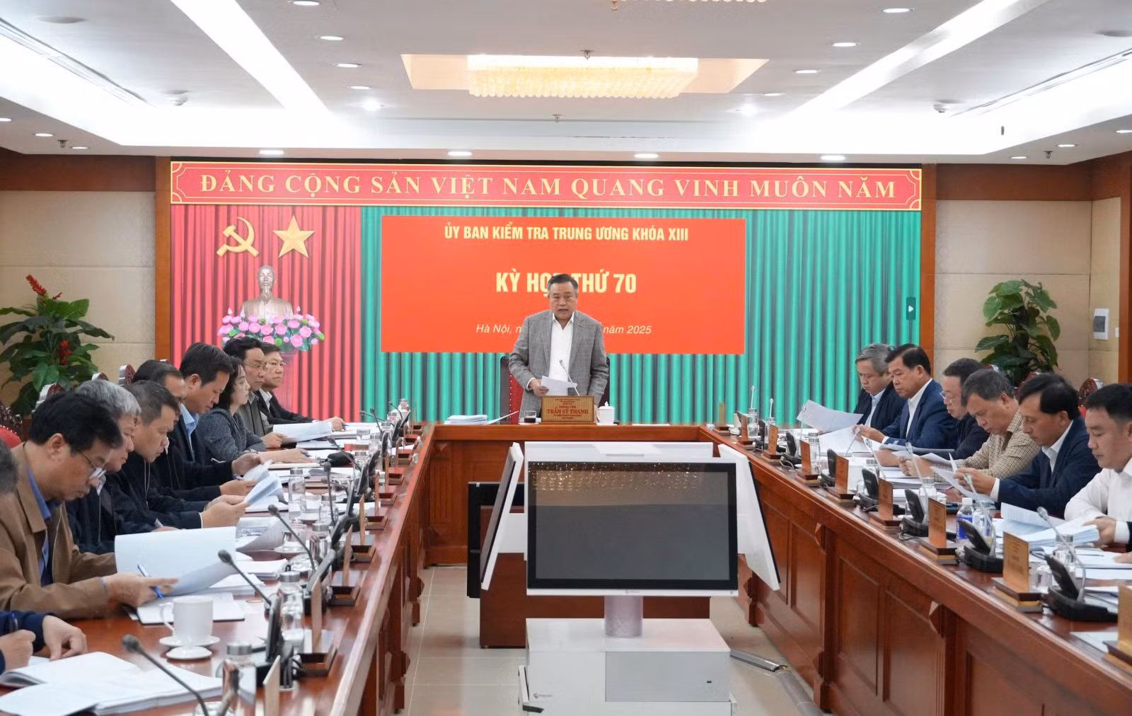 Thông cáo báo chí Kỳ họp thứ 70 của Ủy ban Kiểm tra Trung ương -0