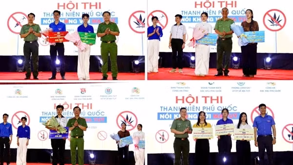 Sôi nổi Hội thi “Thanh niên Phú Quốc nói không với ma túy”
