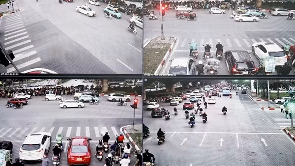Giao thông Hà Nội chuyển biến tích cực nhìn từ “mắt thần” AI
