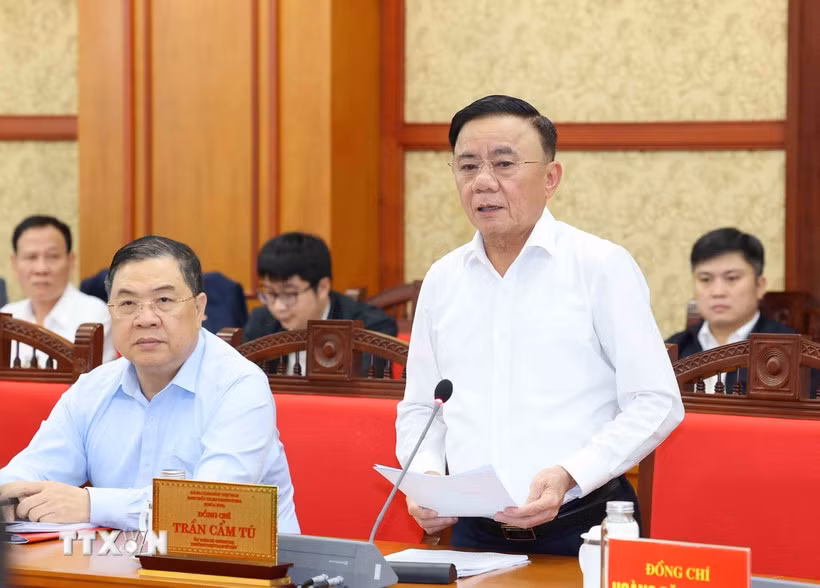 Thường trực Ban Bí thư chủ trì họp rà soát công tác tổ chức phục vụ Đại hội XIV -0