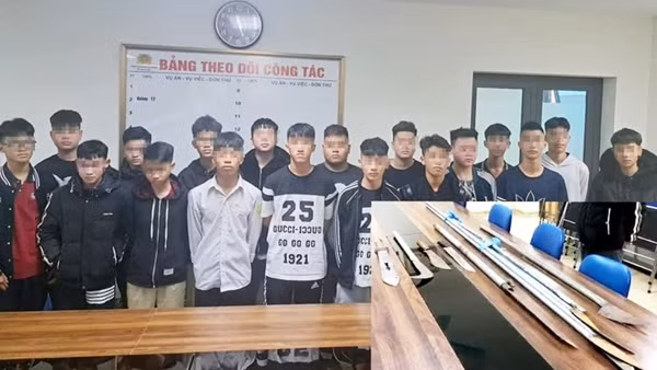 Ngăn chặn hàng chục thanh thiếu niên mang dao phóng lợn hỗn chiến