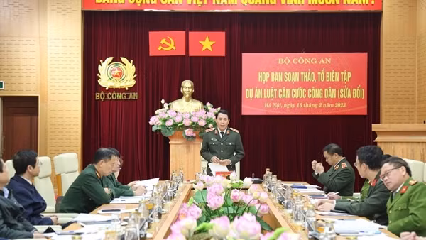 Họp Ban soạn thảo, Tổ biên tập dự án Luật Căn cước công dân (sửa đổi)
