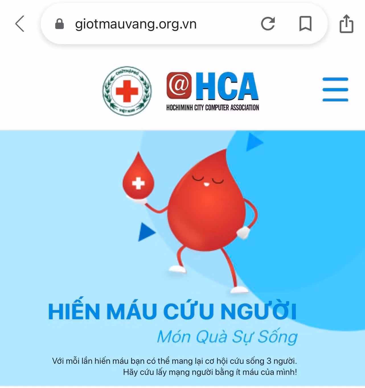 Ứng dụng “Giọt máu vàng” nhận được nhiều ý kiến đánh giá tích cực từ người sử dụng -0