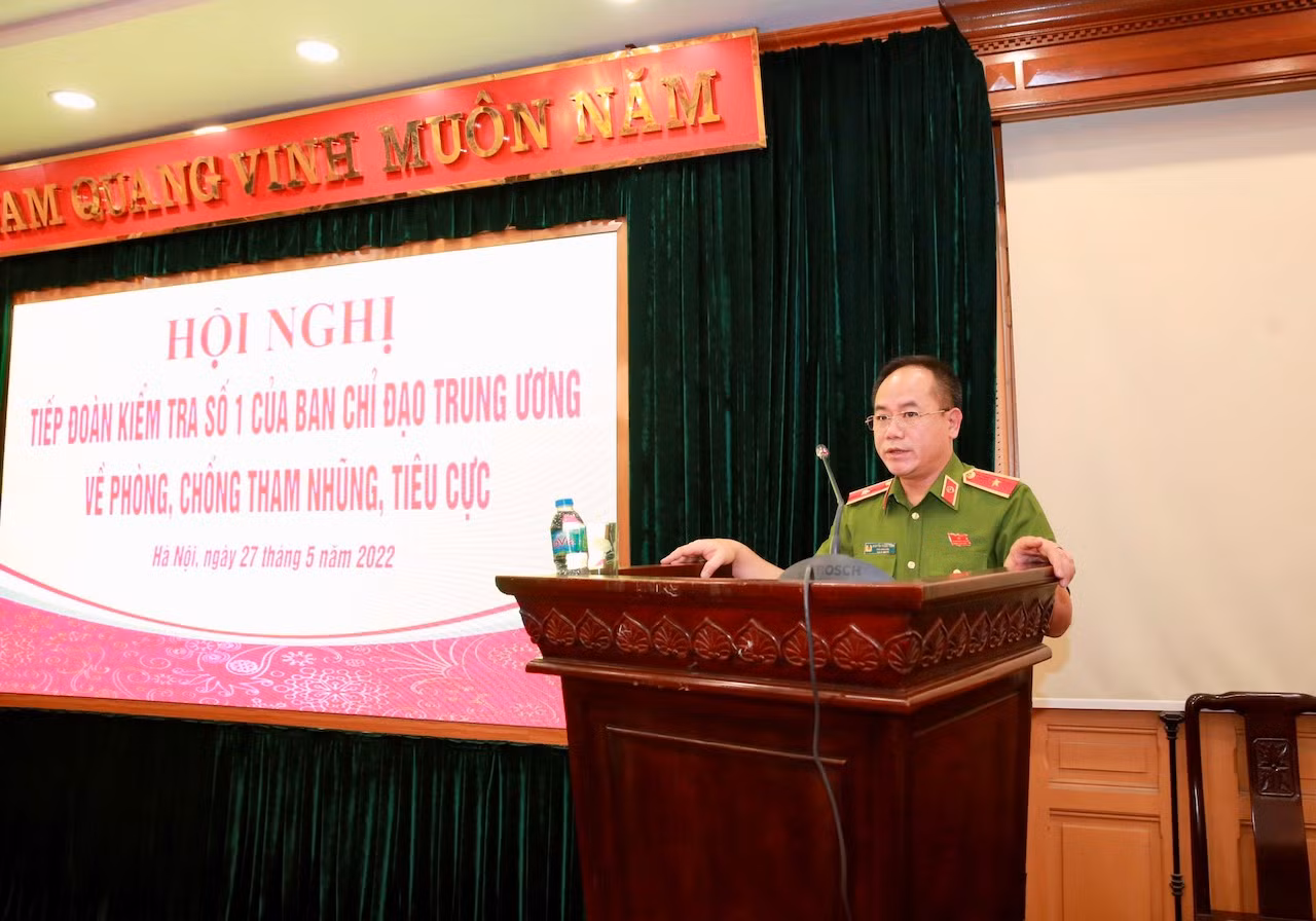 Đoàn kiểm tra số 1 của BCĐ Trung ương về phòng, chống tham nhũng, tiêu cực làm việc tại Công an thành phố Hà Nội -0