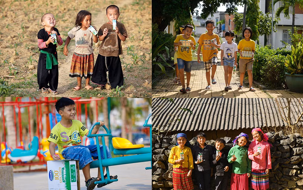 Quỹ sữa Vươn cao Việt Nam năm thứ 15 tặng trẻ em khó khăn 1,9 triệu ly sữa -0