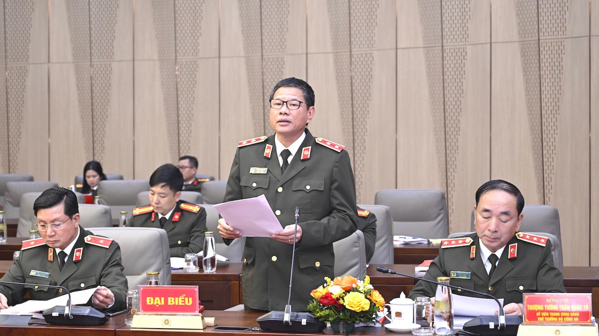 Tăng cường sự lãnh đạo của Đảng đối với công tác tham mưu và xây dựng lực lượng Tham mưu CAND -0