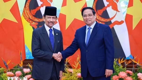 Thủ tướng: Việt Nam luôn coi trọng thúc đẩy quan hệ Đối tác Toàn diện với Brunei