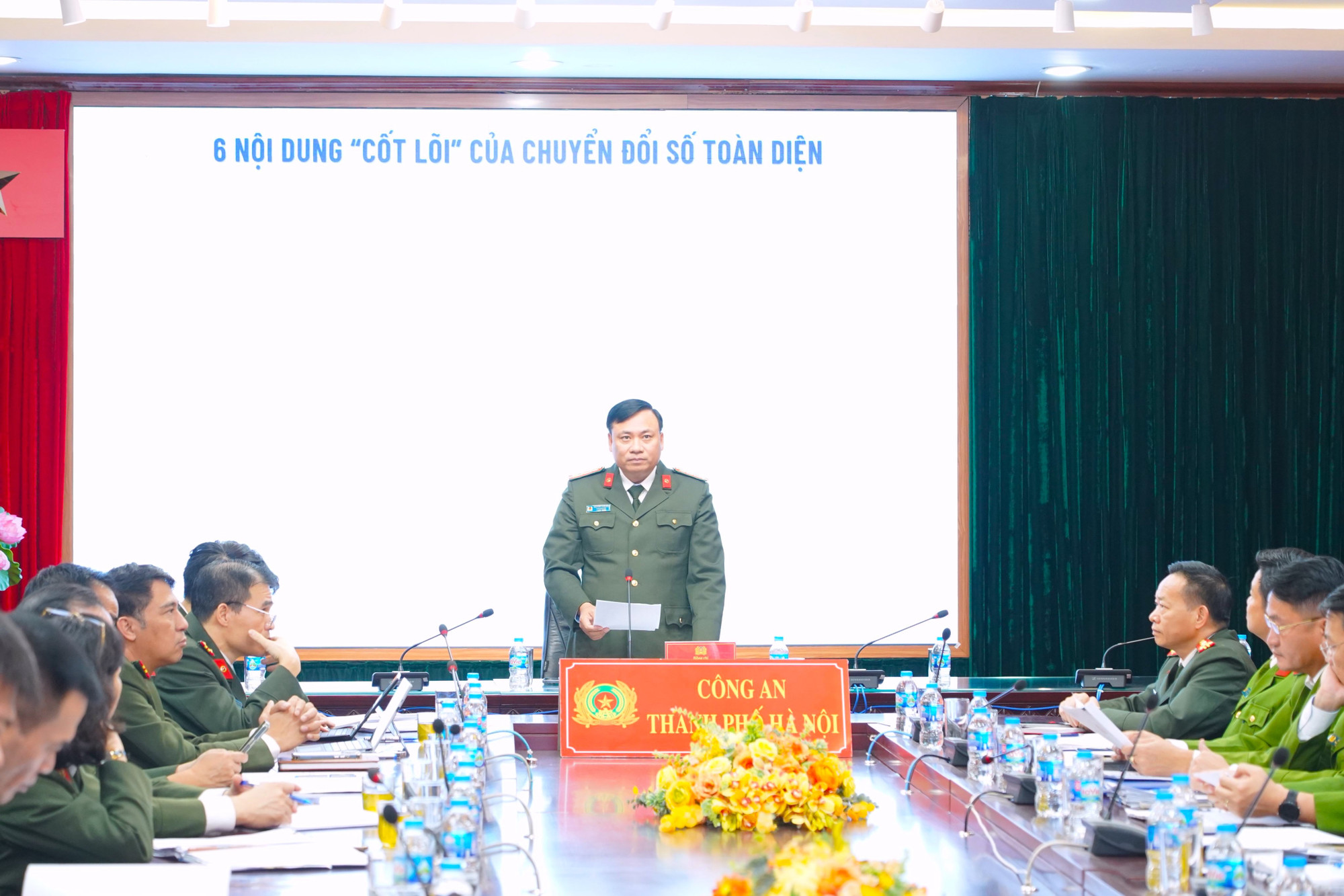 Tăng cường sự lãnh đạo của Đảng đối với công tác tham mưu và xây dựng lực lượng Tham mưu CAND -0