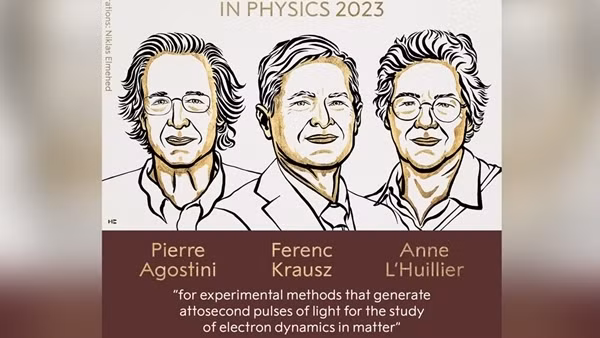 Giải Nobel Vật lý 2023 đã có chủ