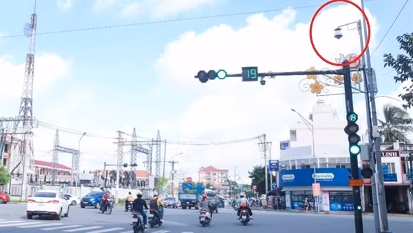Công an TP Tân An sẽ xử phạt vi phạm giao thông qua hình ảnh camera