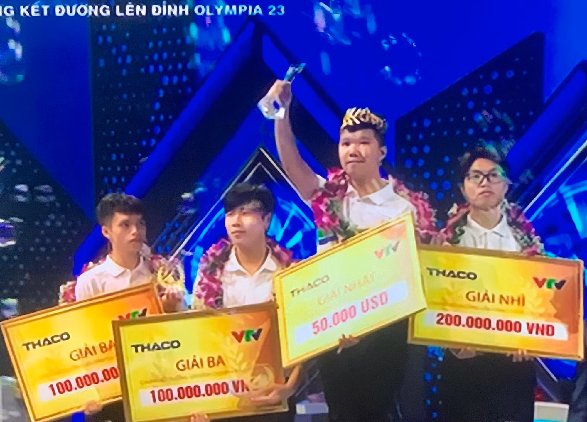 Học sinh Thanh Hoá giành ngôi quán quân Đường lên đỉnh Olympia năm 2023 -0