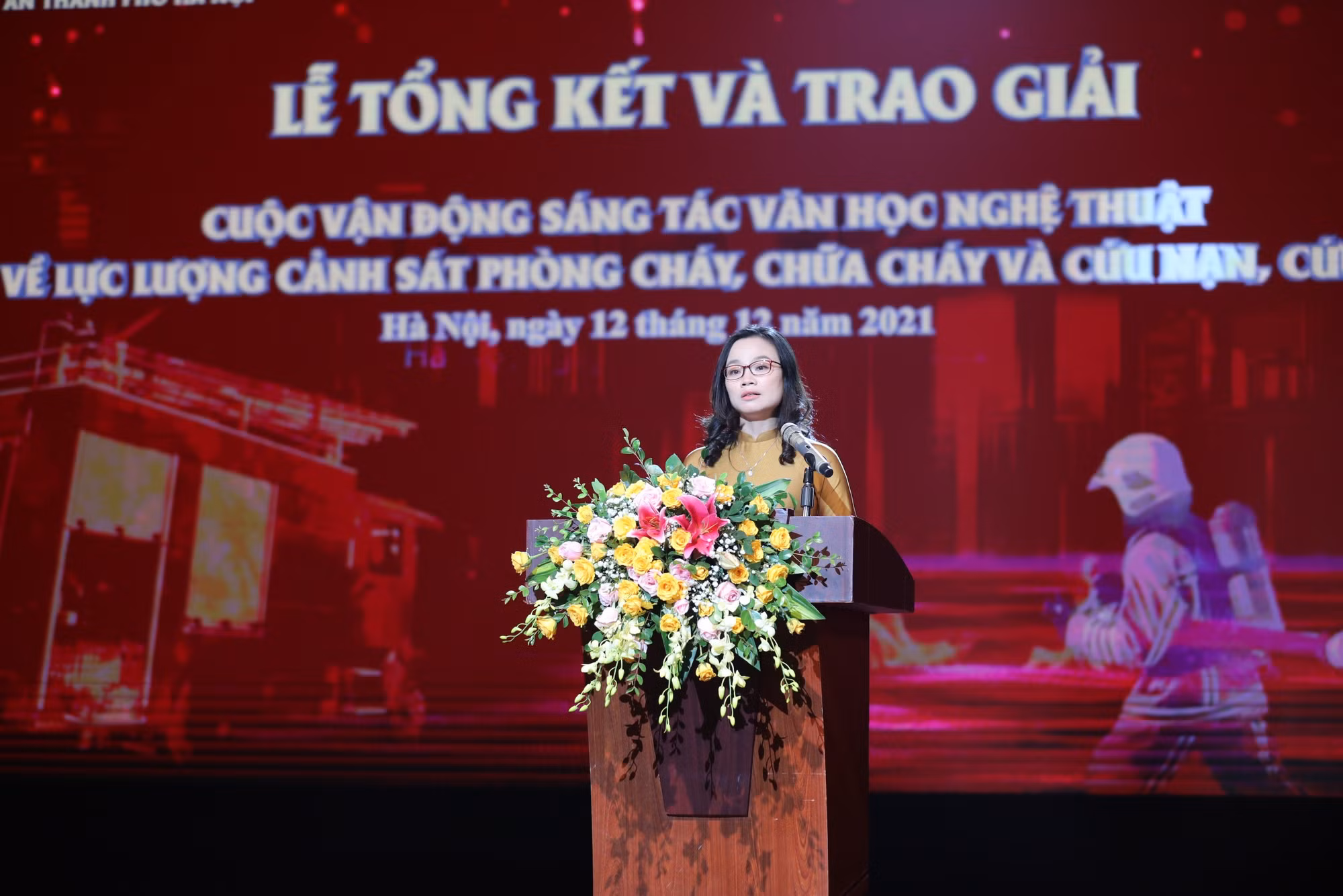 Trao giải Cuộc vận động sáng tác văn học nghệ thuật về Cảnh sát PCCC và CNCH -0
