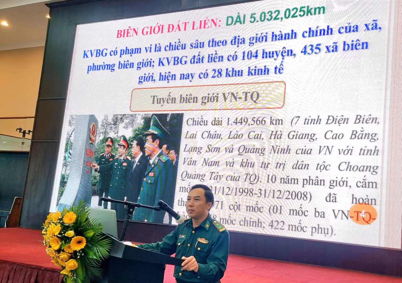 Tập huấn chính sách, pháp luật về bảo vệ biên giới quốc gia -0