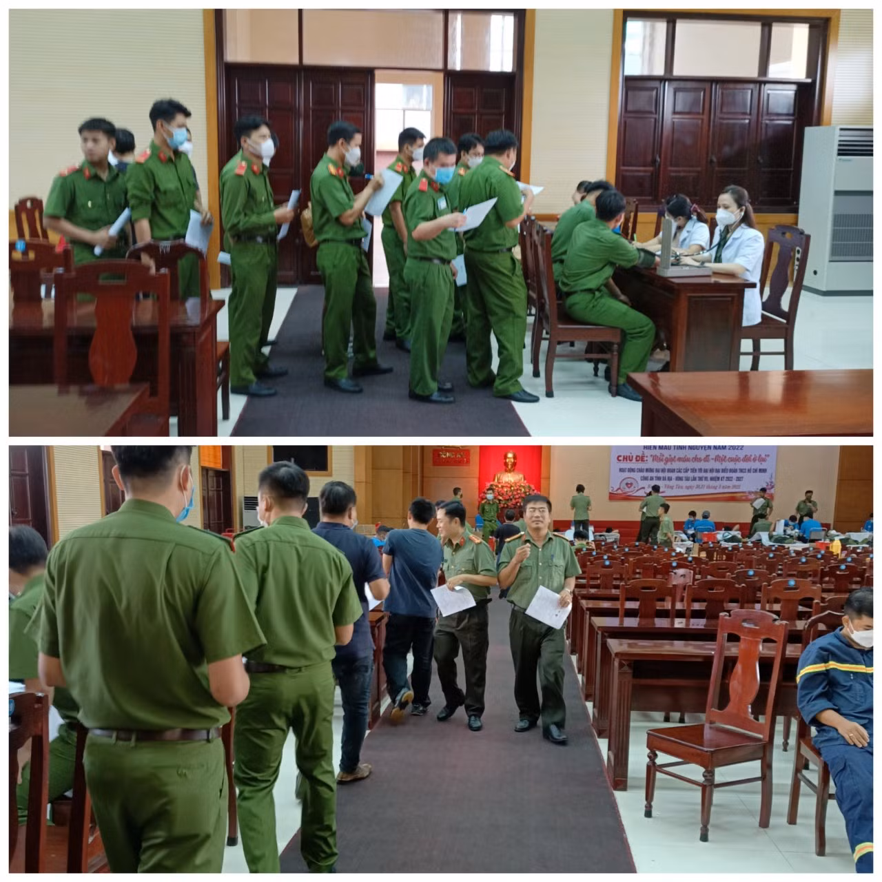 300 CBCS Công an tỉnh Bà Rịa-Vũng Tàu hiến máu tình nguyện -0