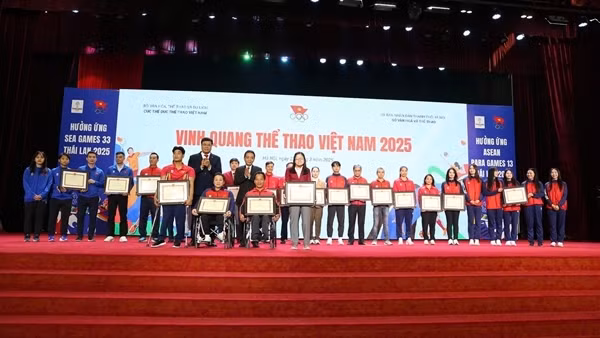 Vinh danh những gương mặt xuất sắc của Thể thao Việt Nam